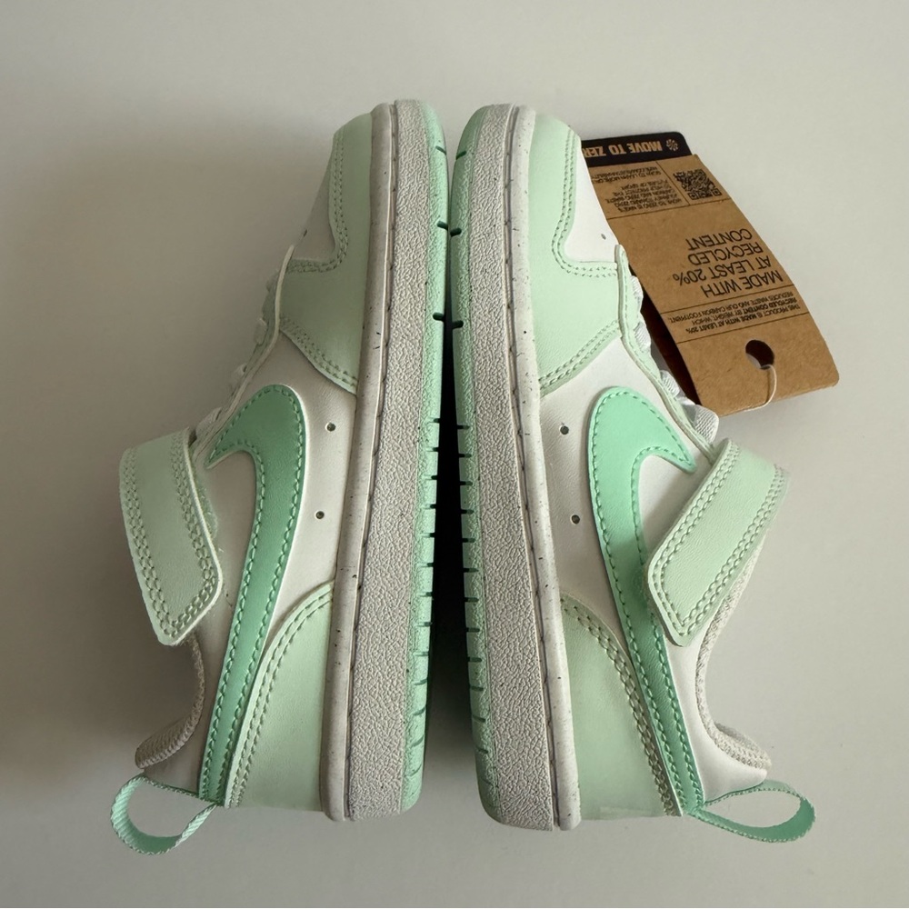 Nike Kids' Toddler Girl Sneakers in Mint and White size 10.5 - Picture 5 of 10